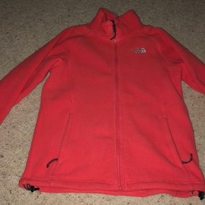 Orangish Pinkish North Face!!! Very very warm!